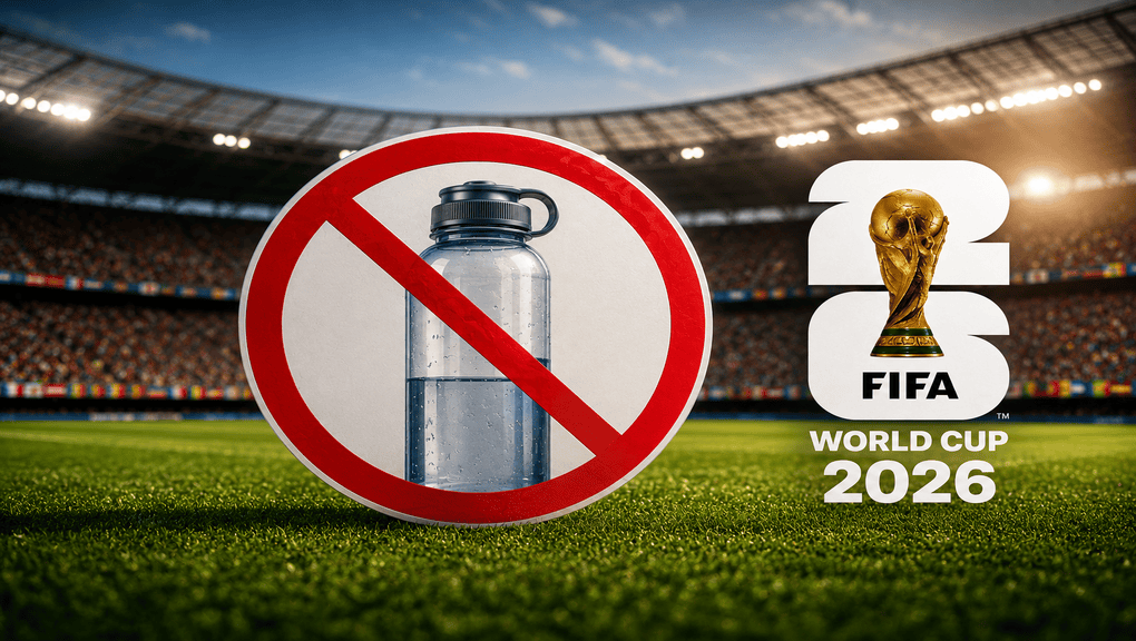 FIFA Bans Water Bottles at World Cup 2026 Stadiums