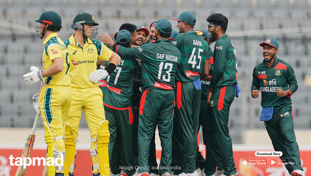 Ban vs Aus Live Score Updates As Nahid Rana Four For Rattles Australia After 30 Overs