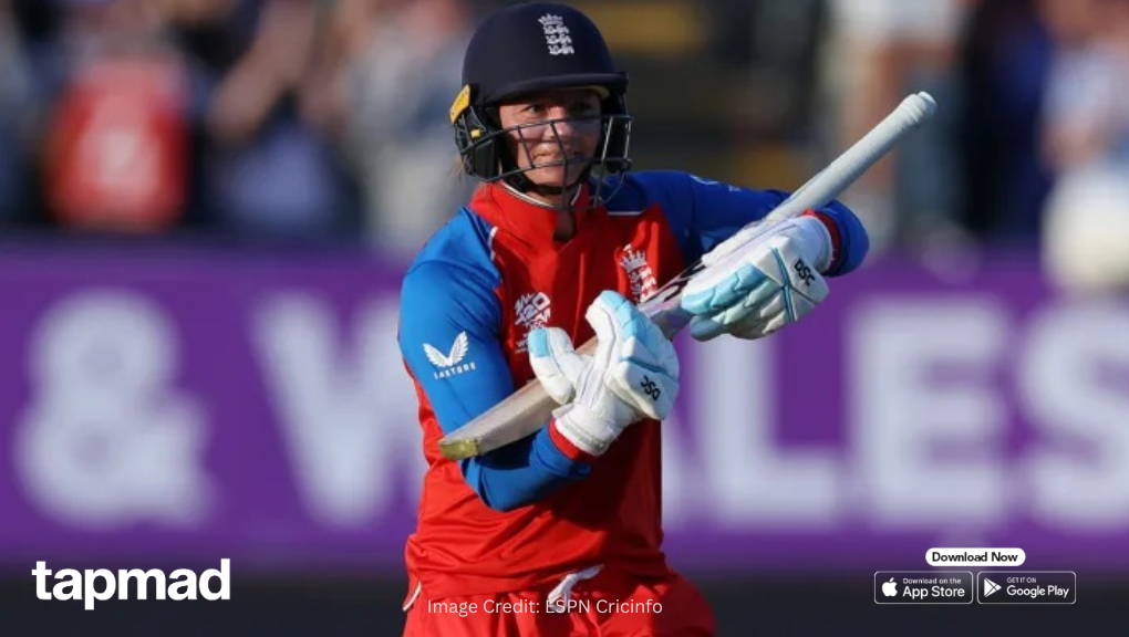 Hodge’s Blazing Hundred in T20 World Cup Opener Gives England Women 219 in First Innings