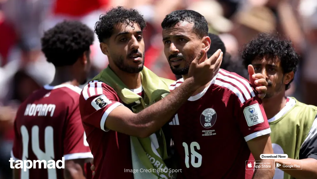 Qatar Snatch Late Equalizer To Secure a Hard Fought Draw Against Switzerland