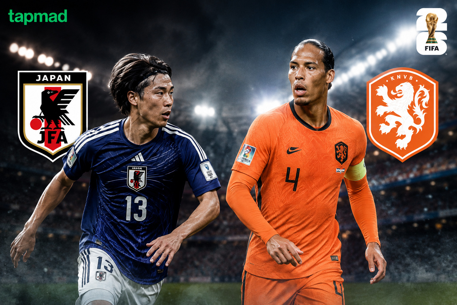 Japan's European Streak Grows After Dramatic Netherlands Draw