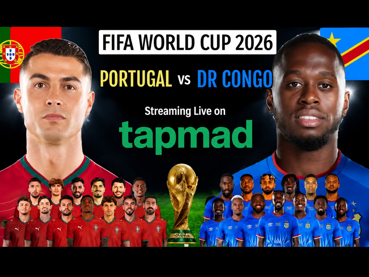 Portugal vs DR Congo FIFA World Cup 2026 Match Preview