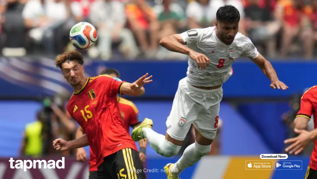 Belgium vs Iran Highlights Belgium Survive Red Card In Tense Draw
