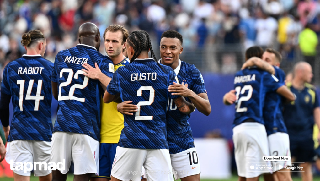 France Cruise Past Sweden as Mbappe Draws Level with Messi