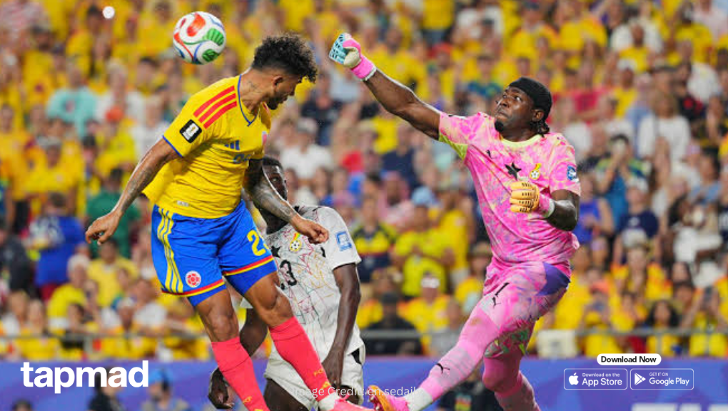 Colombia Defeated Ghana In Heated Knockout Battle To Book Round of 16 Spot