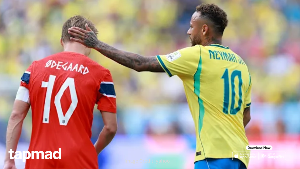 Martin Odegaard Calls Neymar Clash “Awkward” After Norway’s Win Over Brazil