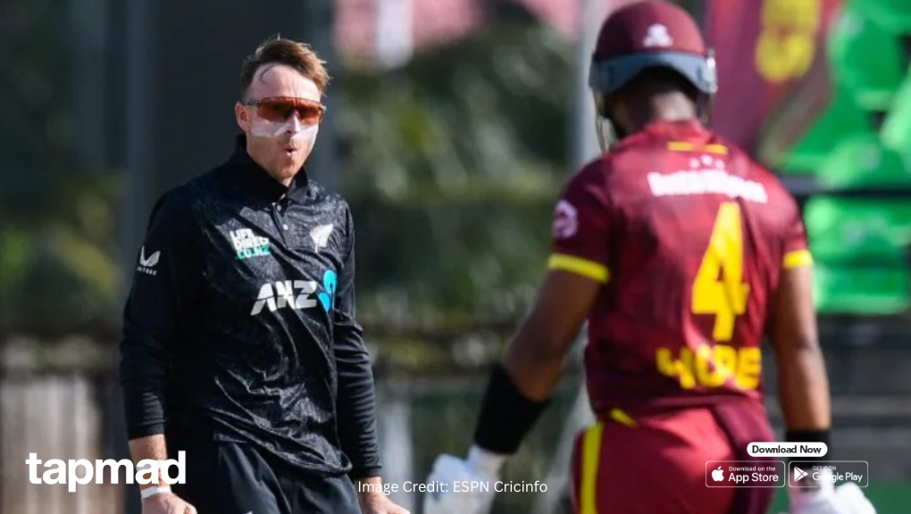 West Indies vs New Zealand 2nd ODI: Lennox Takes Five as West Indies Collapse to 138