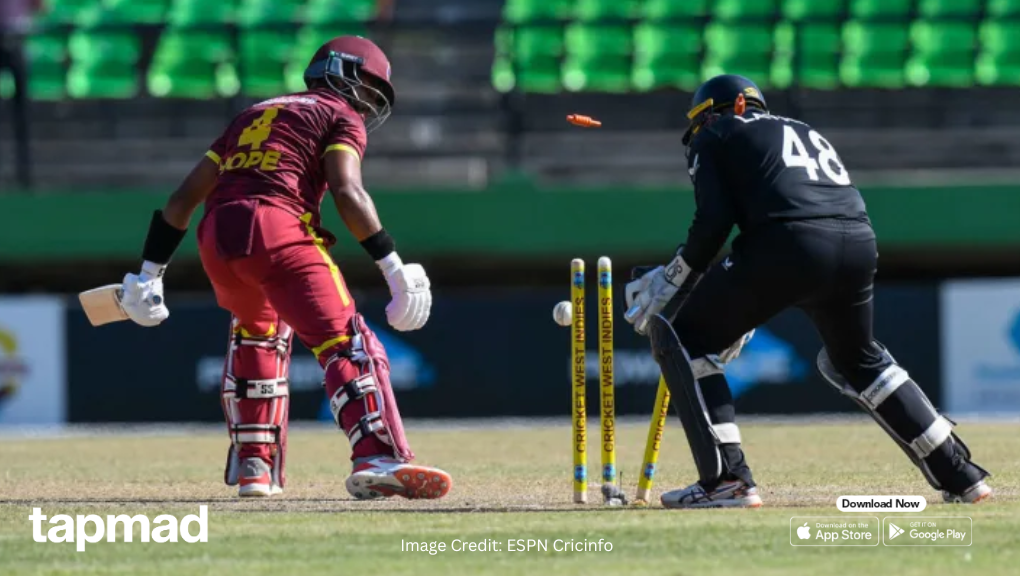 West Indies Bowled Out For 140 After Lennox Four-fer in First Innings