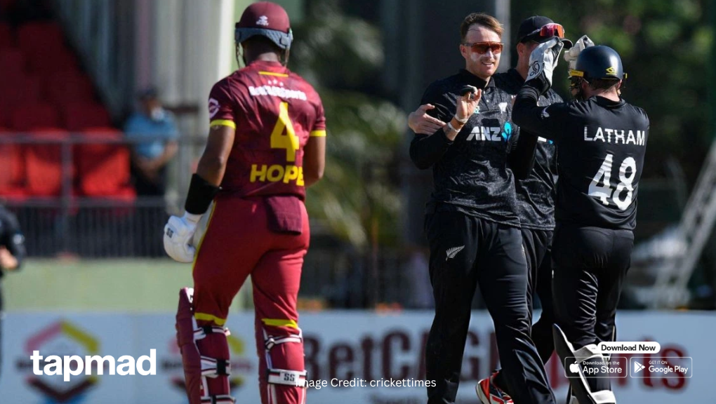New Zealand Beat West Indies As Jayden Lennox Takes Four Wickets