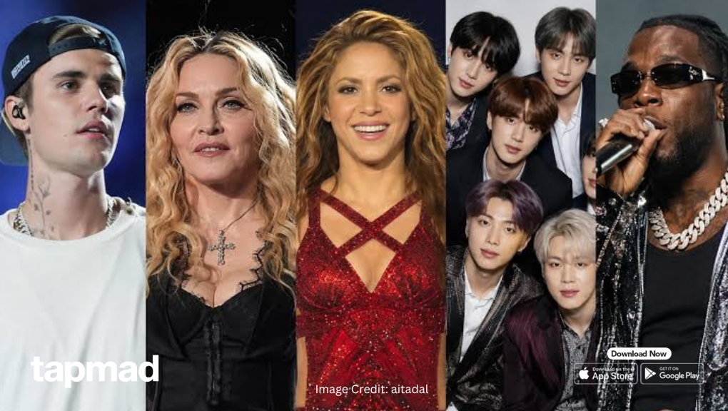 Madonna, Shakira, BTS and Bieber Set for World Cup Final Halftime Show