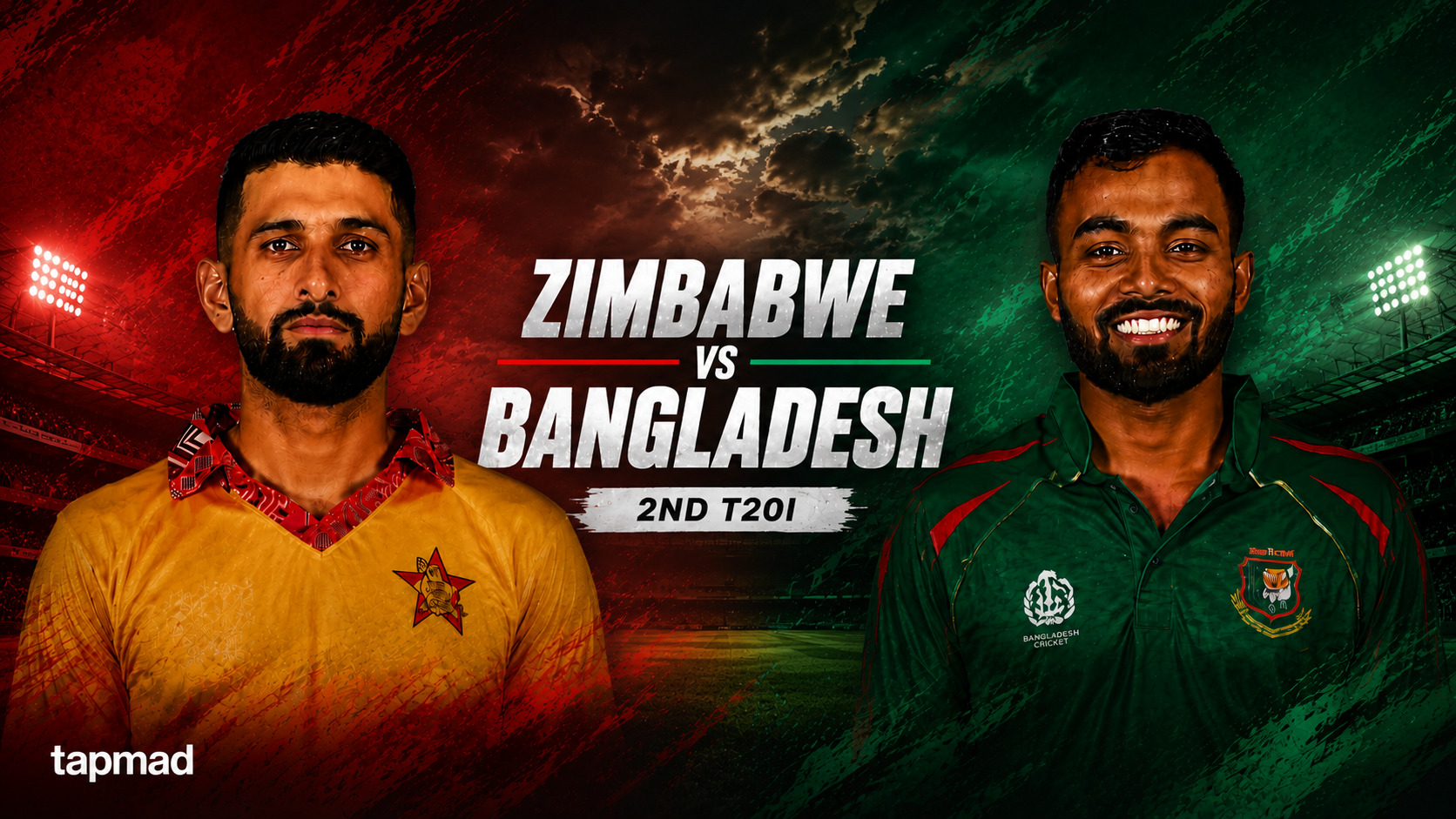 Bangladesh Bat First in Must-Win Second T20 Against Zimbabwe