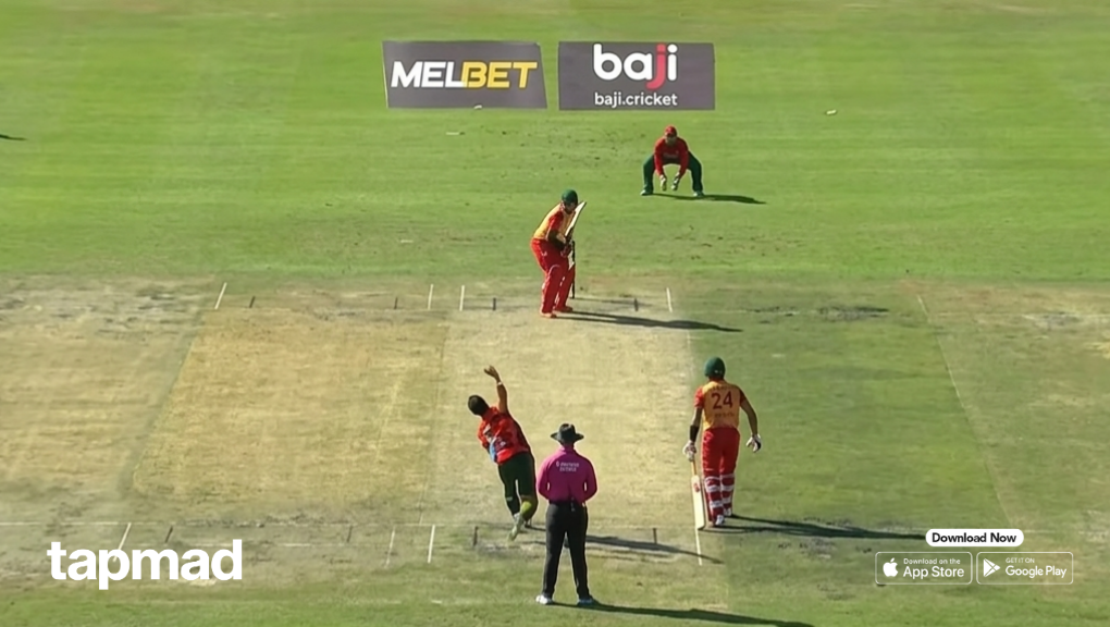 Zimbabwe Faces Early Trouble in Powerplay Slumping to 56/3