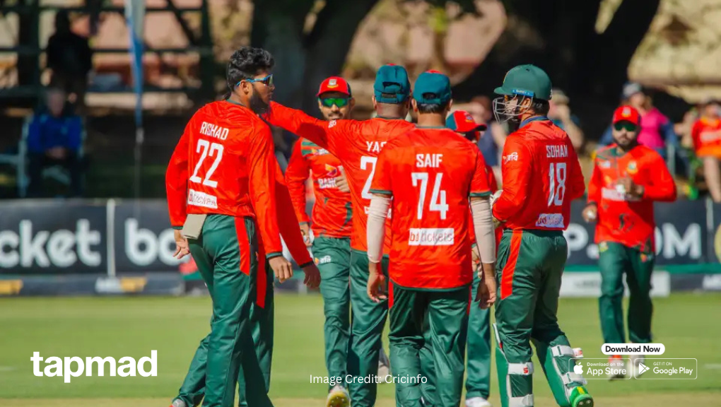 Rishad Hossain Powers Bangladesh to Series Leveling Victory Over Zimbabwe