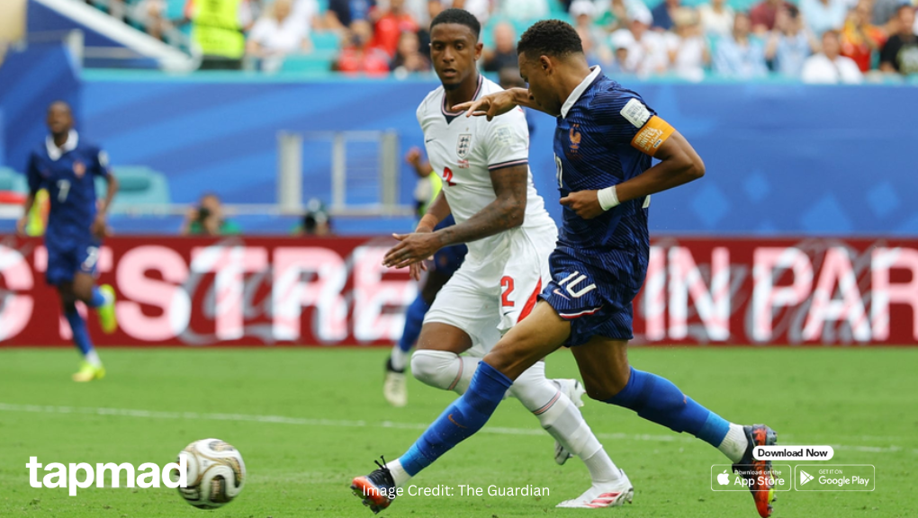France vs England Live FIFA World Cup 2026: Mbappe Strikes for France