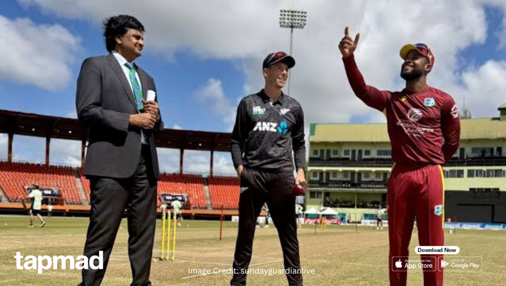 WI vs NZ 4th ODI Toss Live: New Zealand Elects to Bowl