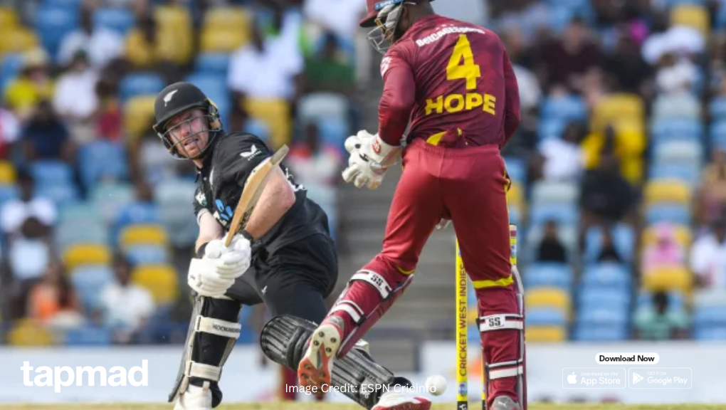 Young, Latham Fifties Take New Zealand to 268 in First Innings of the 5th ODI