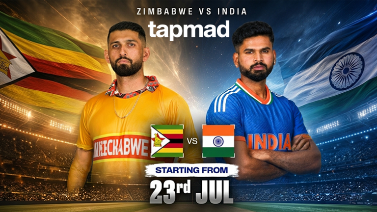 India Tour of Zimbabwe Schedule: Watch Live on tapmad
