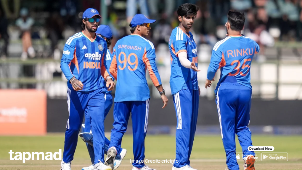 Ind vs Zim 1st T20 Live: Zim Restricted to 125/7 in 1st T20