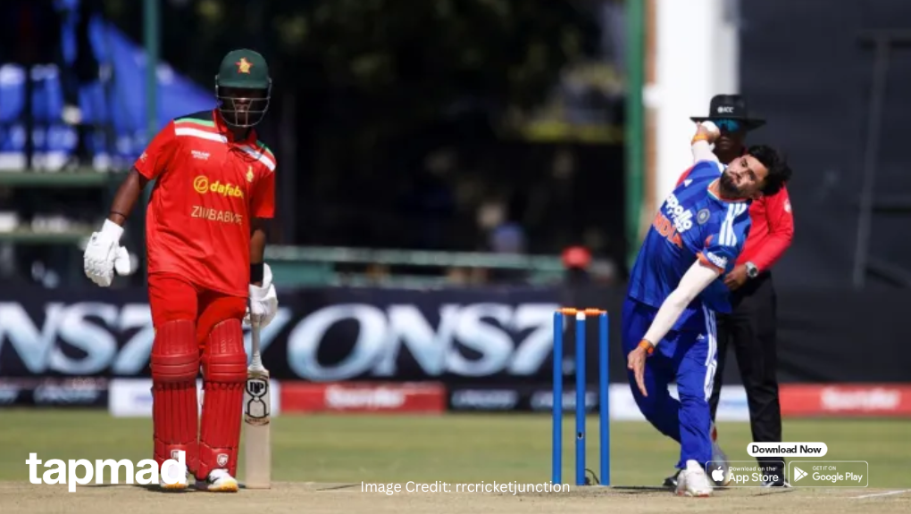 IND vs ZIM 2nd T20I: Indian Bowlers Stifle Zimbabwe's 220-Run Chase with Early Strikes