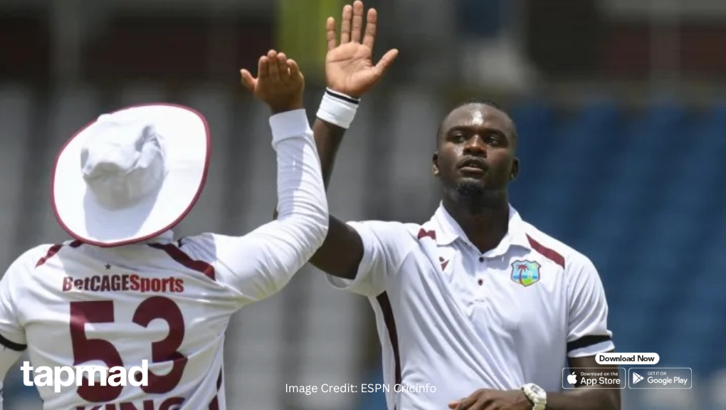 West Indies Seal Victory in Series Opener After Bowling Pakistan Out for 120 in Second Innings