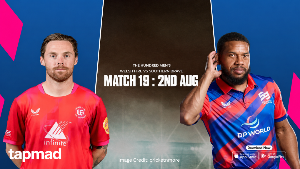 Welsh Fire vs Southern Brave: The Hundred Men's 2026 19th Match Preview