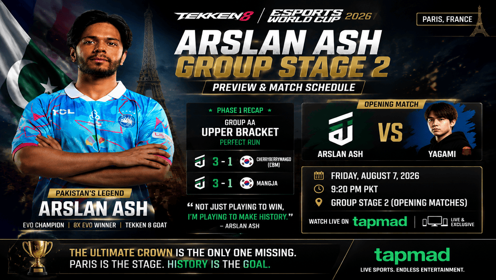 Arslan Ash EWC Group Stage 2 Preview & Match Schedule