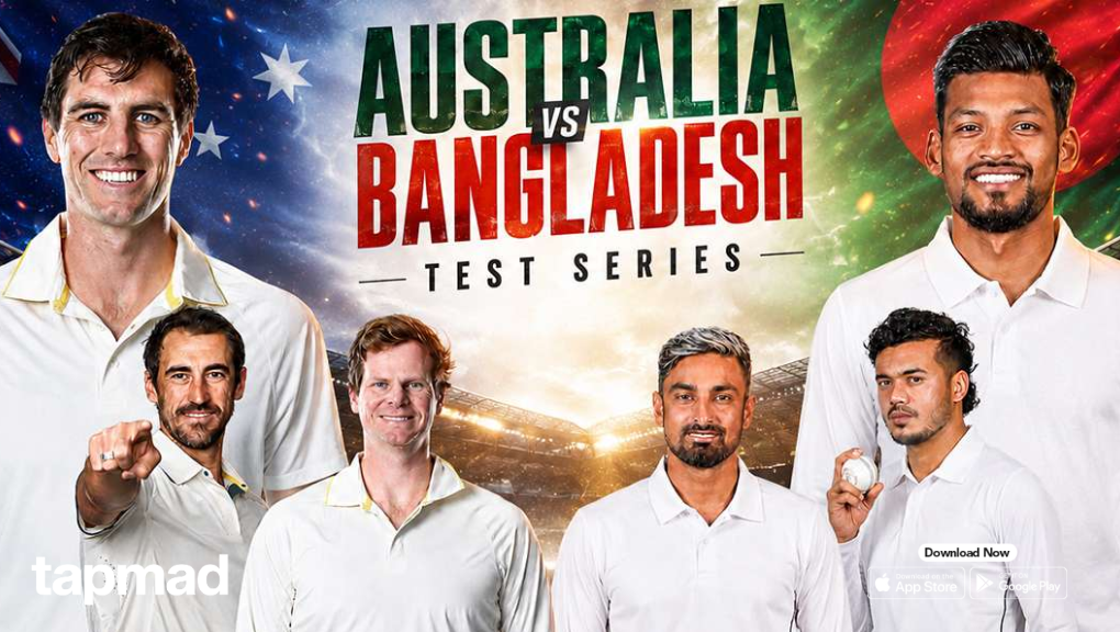 Bangladesh Tour of Australia 2026 Schedule: Watch Live on tapmad