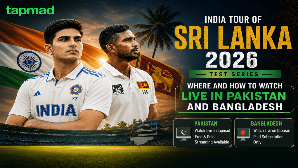 Where and How to Watch India Tour of Sri Lanka 2026 Live in Pakistan and Bangladesh