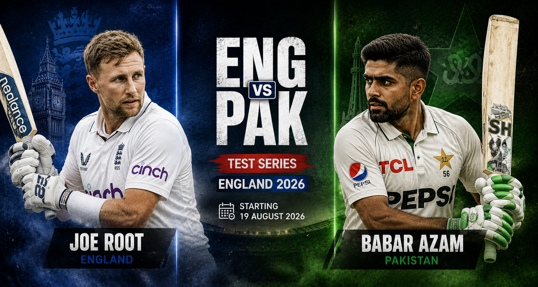 Where to Watch Eng vs Pak Test Series in Pakistan & Bangladesh