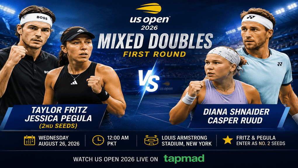 US Open 2026 Mixed Doubles: Fritz & Pegula Set for High-Stakes Opener