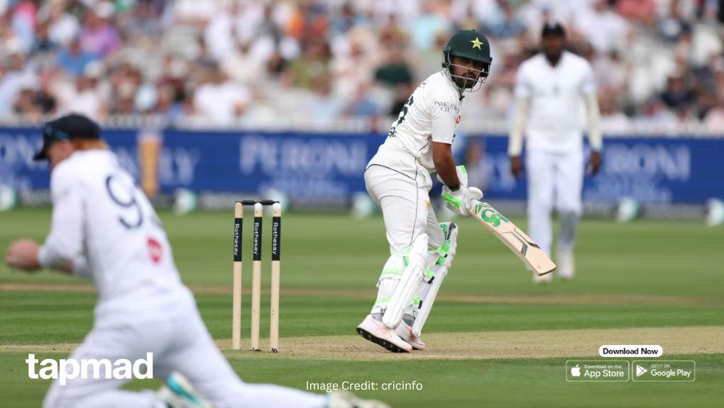 ENG vs PAK 2nd Test Day 2: Tongue Strikes As Babar Azam Out for 8