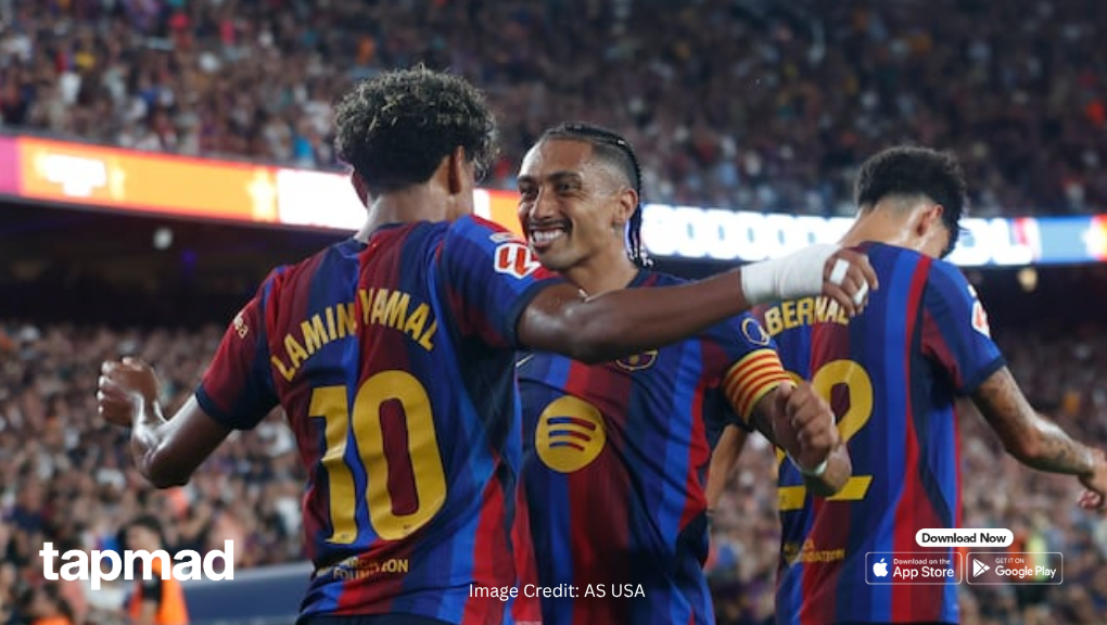 Yamal, Raphinha Shine as Barcelona Cruise Past Rayo Vallecano 5-2 in La Liga 2026