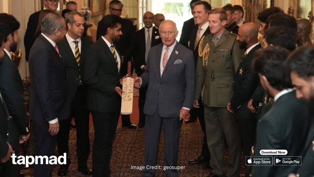 Pakistan Cricket Team Shares Special Moment With King Charles at Clarence House