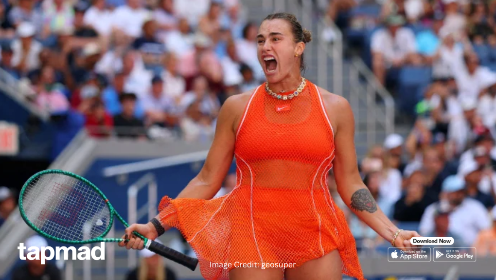 Gritty Sabalenka Battles Past Noskova To Reach US Open Semi-Finals