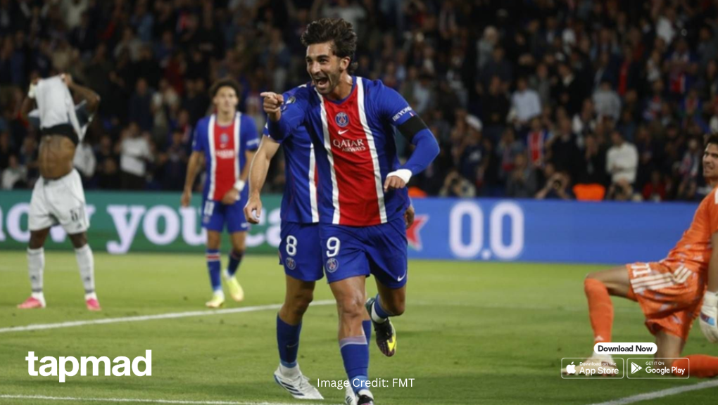 Ferran Torres Fires Hat-Trick as PSG Crush Slovan Bratislava in Champions League