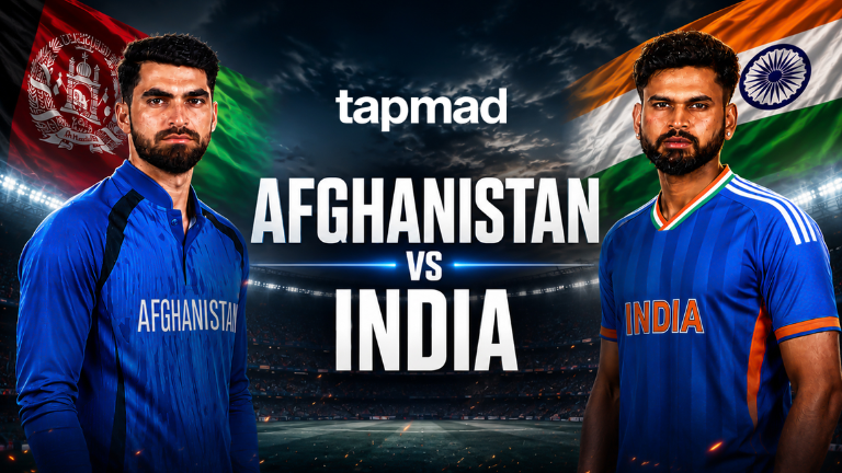 Afghanistan vs India Watch Live and Highlights on tapmad