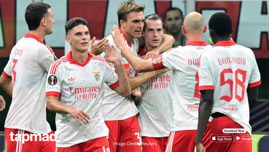 Benfica Start Europa League Campaign With 2-0 Win Over AC Milan