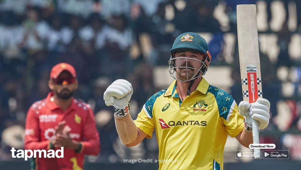 Australia Defeats Zimbabwe in 2nd ODI: Travis Head's Century Powers 84-Run Victory