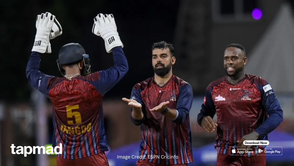 Shadab and Moqim Fire Falcons Into CPL Final After Amazon Warriors Collapse