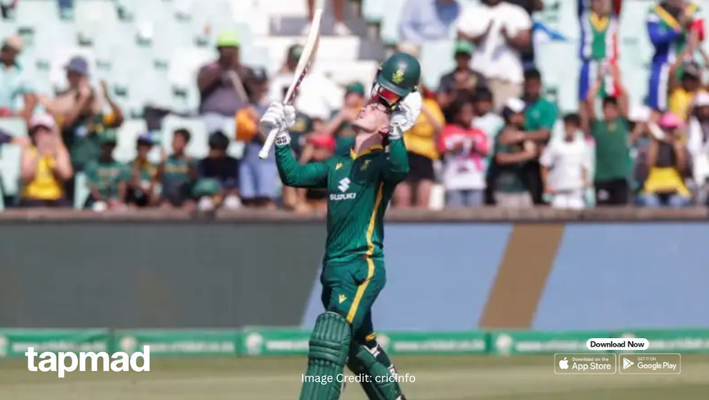 Breetzke’s Century Powers South Africa to 297/8 in 1st ODI