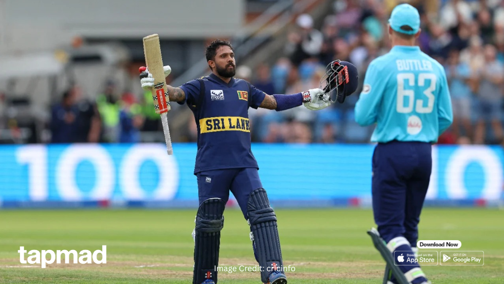 England vs Sri Lanka 2nd ODI: Kusal Mendis Century Powers Visitors to 321-6