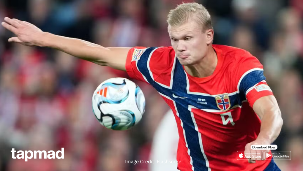 Haaland Scores Twice As Norway Beat Denmark in Nations League Clash