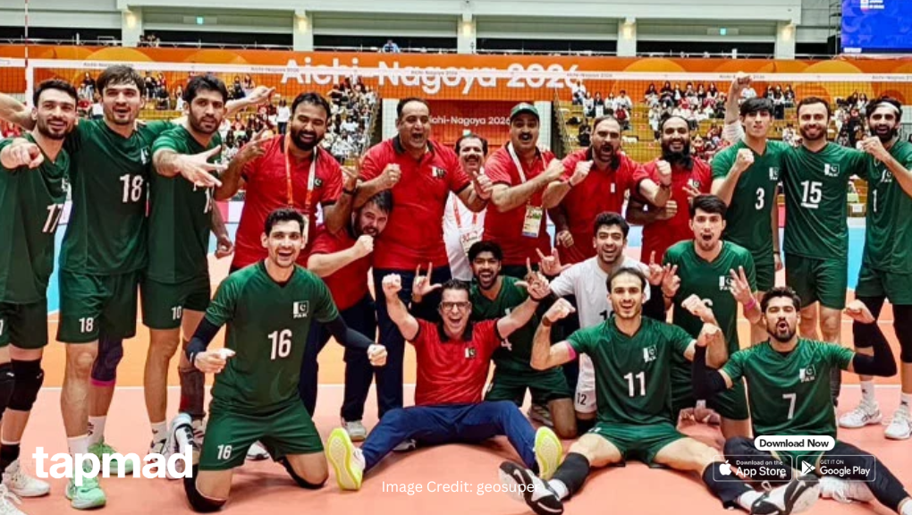 Historic Win as Pakistan Defeats China in Asian Games 2026 Men’s Volleyball