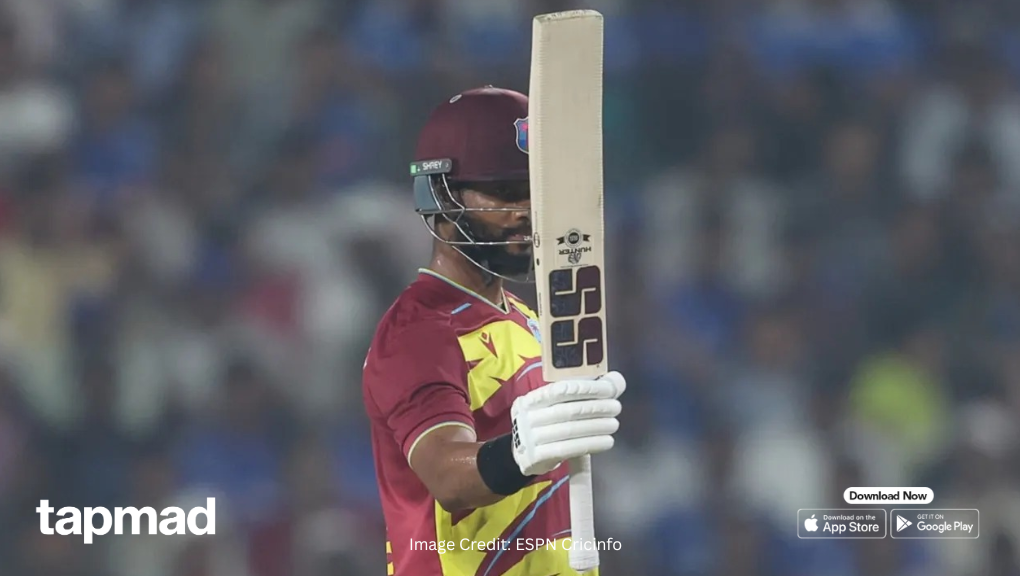 Shai Hope Stars as West Indies Outclass India in Run Fest to Level T20I Series