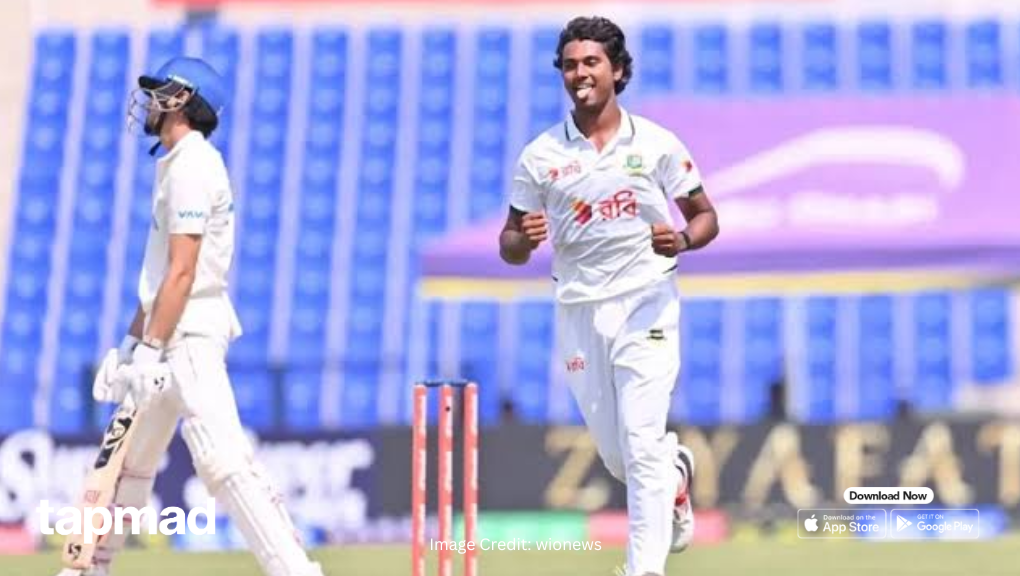 Mahmud’s Hat-Trick Powers Bangladesh to a Strong 329-Run Lead in One-Off Test Against Afghanistan