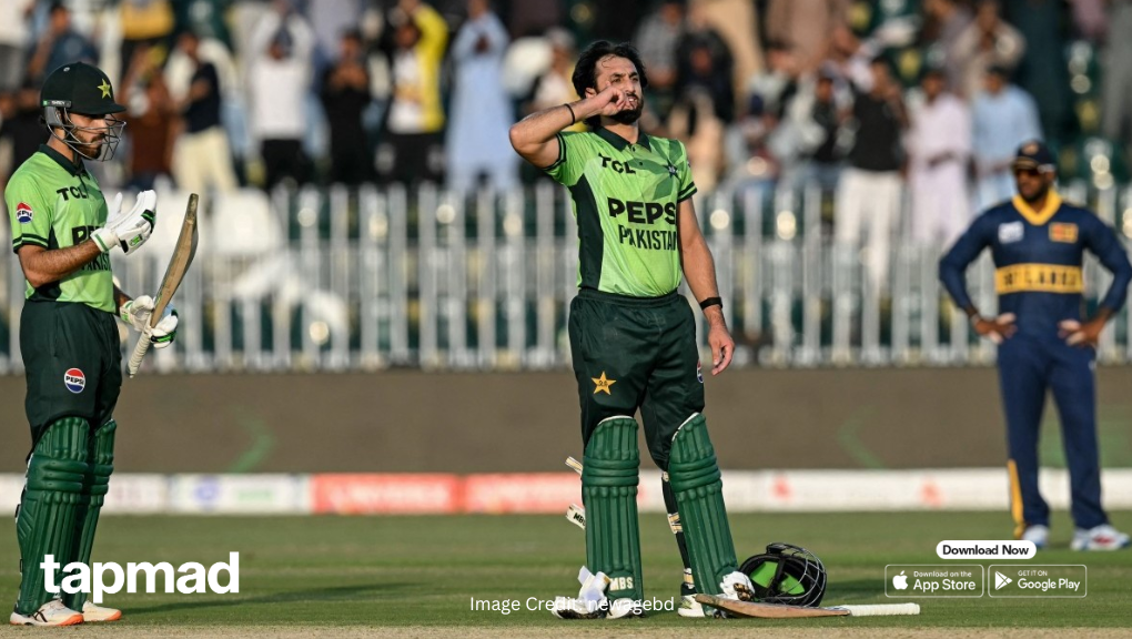 Salman Agha's Century Powers Pakistan to 305 Against Sri Lanka in ODI Tri-Series