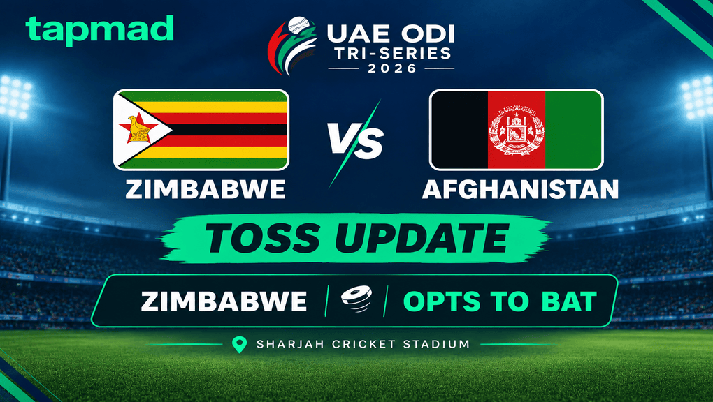 Zimbabwe Opts to Bat Against Afghanistan in UAE ODI Tri-Series Final